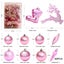30PCS Christmas Tree Ornaments Set - Hanging Balls for Xmas Party Decor-Pink Carousel 2