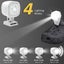 2Pcs Rechargeable Water-resistant Croc Headlights - 4 Light Modes, White Carousel 6