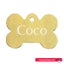 Pet Name Tag - "Coco" - Golden Bone Carousel 1
