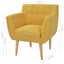 Vida Xl Armchair Yellow Fabric Carousel 2