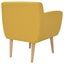 Vida Xl Armchair Yellow Fabric Carousel 4