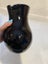 Black Vintage Art Glass Jug - stunning Carousel 9