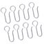 curtain trail carrier hooks metal curtain trail carrier hooks 100Pcs Shower Carousel 4