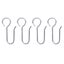 curtain trail carrier hooks metal curtain trail carrier hooks 100Pcs Shower Carousel 6