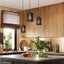 3pcs Now Simple Style Black Lampshade Carousel 1