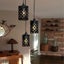 3pcs Now Simple Style Black Lampshade Carousel 2