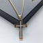 (18K Gold Filled) Cross Crystal Pendant Necklace NSS11ZX-9 Carousel 3