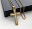 (18K Gold Filled) Cross Crystal Pendant Necklace NSS11ZX-9 Carousel 4