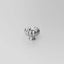 Astra Walker Swan Vanity Knob | Brushed Platinum Carousel 1