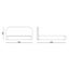 BOUCLE PEARL WHITE BED BASE WITH HEADBOARD QUEEN Carousel 2