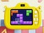 Kids Digital Camera Portable Video Camera with 64G TF Card Card Reader Yellow Carousel 3