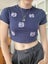 Cute Tommy Hillfiger Jeans crop-top with embellished patches! Carousel 3