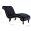 Chaise Lounge Black Velvet Xanloo Carousel 2