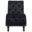 Chaise Lounge Black Velvet Xanloo Carousel 3