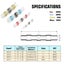 NEW 220Pcs Heat Shrink Wire Connectors DIY Kit Sale Sale Carousel 3