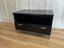 Black entertainment unit / Fish tank stand base on metal legs with large drawer Carousel 1