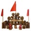 Tree Castle Blocks 75 Piece Building Toys Sets & Packs Carousel 2