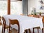152x260cm Rectangle Table Cloth Washable Tablecloth Polyester Table Cover White Carousel 5