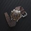 Calypso Style FKM Rubber Watch Strap - Quick-Release - Dark Brown (2422) Carousel 2