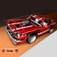 Muscle Car Kids Building Toy Lego Compatible supercar Christmas Gift Carousel 4