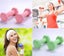 Rubber Coated Metal Dumbbells 2 x 3kg Carousel 3
