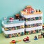 Storage Box Green With White Line One Layer Handle Stackable Organizer Storage B Carousel 4