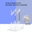 For Ps4/ Ps5/Ps3 Acrylic Double Layer Game Handle Storage Bracket Transparent Carousel 4