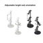 Gamepad Storage Rack Desktop Headphone Storage Rack - 3 Floors Black Carousel 3