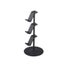 Gamepad Storage Rack Desktop Headphone Storage Rack - 3 Floors Black Carousel 1