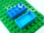 ®™DUPLO - Dark Azure Animal Feeding Trough, Straight Sides ~Retired 2018~ Carousel 3