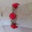 BEAUTIFUL VINTAGE CINNABAR BEAD BRACELET with Secure Hardware (MC) Carousel 8