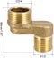 2 Pcs Solid Brass Bathtub Shower Faucet Adjustable Swing Arm Carousel 3