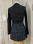 High-Waisted Dark Navy Plaid Side Belt Skirt, Size S Carousel 3