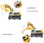 New Kids Ride On Digger Excavator Afterpay Carousel 5