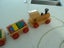 Wooden Pull Along Train Carousel 3