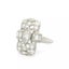 Antique Art Deco Platinum1.30ctw Marquise and Baguette Diamond Dinner Ring Carousel 3