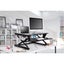 Loctek Premium Ergonomic Deskalator Workstation, Work Surface 890x590mm, Height Carousel 10