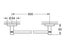 ESSENTIALS TOWEL RAIL 600MM - CHROME Carousel 2
