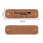 10pcs PU Leather Labels Tags Handmade Labels Made With Love DIY Clothes Hats Carousel 3