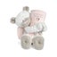 Demdaco Baby - Teddy & Blanket Set Pink Guardian Angel Carousel 1