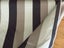 1m Taupe Brown Stripe Poly Viscose Upholstery Curtain Cushion Blind Fabric Carousel 3