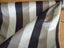 1m Taupe Brown Stripe Poly Viscose Upholstery Curtain Cushion Blind Fabric Carousel 4