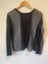 Oneoneseven Size XS Metallic Hip-Length Knit Top Carousel 3