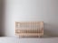 Nature Baby Kalon Caravan Convertable Crib Cot - Raw Ash Wood Oiled Finish Carousel 3