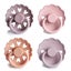 Frigg: Silicone Pacifiers 4 Pack - Sunset Bliss (0-6 months) Carousel 1