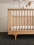 Nature Baby Kalon Caravan Convertable Crib Cot - Raw Ash Wood Oiled Finish Carousel 9