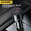Fast Car Charger 120W Display (USB-A + USB-C) Essager Carousel 3