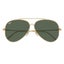 Ray-Ban Aviator Reverse RBR0101S 001/VR Gold Frame, Green Lens Carousel 5