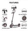 H7 Electric Scooter, 350W, 8.5" Solid Tires, Up to 25Km/h and 30km Long-Range Carousel 9