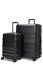 Explorer Luna-Air 55cm Front Access & 74cm Hardside Luggage Set Black Carousel 1